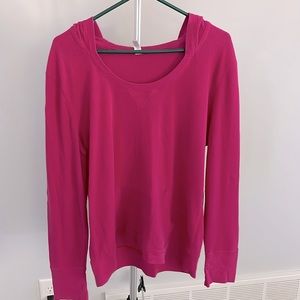 Lightweight thermal pull over hoodie